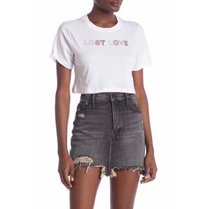 Kendall & Kylie Muse Short Sleeve Tee, “LOST LOVE”